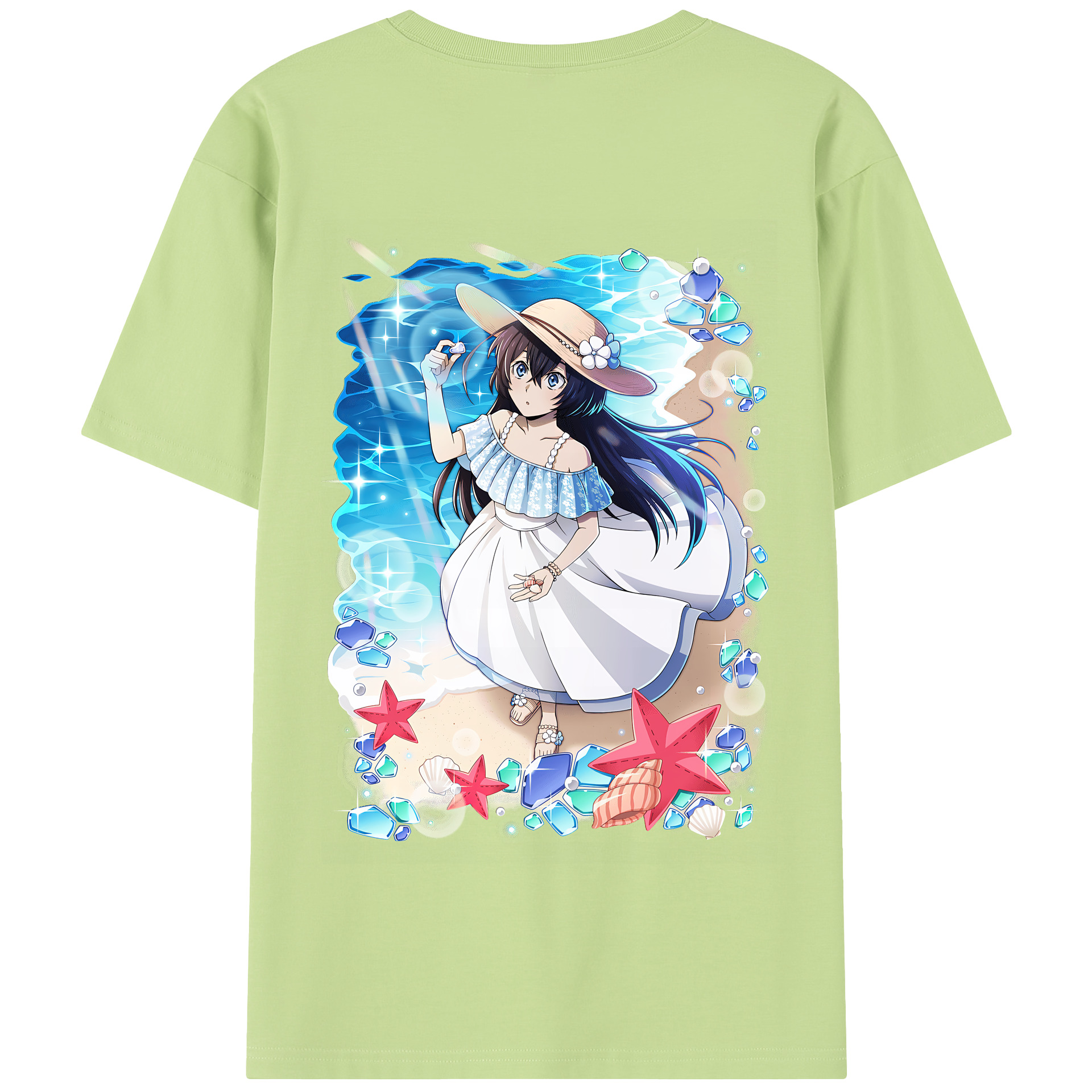 （画像用） 文豪ストレイドッグス Bungo Stray Dogs 綿100％半袖Tシャツ（背面プリント）